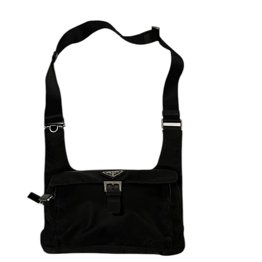 Prada Black Nylon Crossbody Belt Bag - EUC - Picture 8 of 14